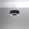 Żyrandol SATURNO 50 czarny
