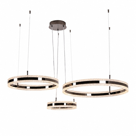 Lampa wisząca ARKADIA LED Trio 40/60/80 cm – tytan