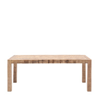 Iowa Dining Table Natural 2000x1000x750mm