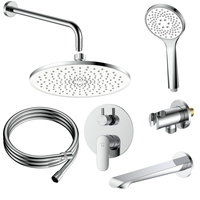 Zestaw prysznicowy podtynkowy trzyfunkcyjny