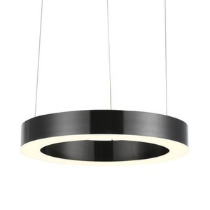 Lampa wisząca CIRCLE 40 cm - LED, ring tytan szczotkowany