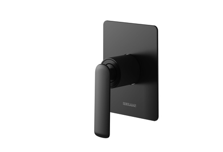 EXPERIENCE Black zestaw prysznicowy z deszczownicą 30cm