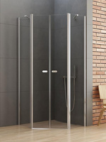 KABINA NEW SOLEO PIĘCIOKĄTNA U 90x90x195 CZYSTE 6mm ACTIVE SHIELD