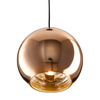 Lampa wisząca MIRROR GLOW - S miedziana 25 cm