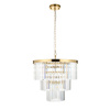 Conaston 7 Pendant Light Brushed Aged Brass