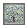 Obraz w ramie „Watch Tree Small” – szary, 60 × 3,5 × 60 cm