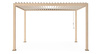 Pergola ogrodowa BIZZOTTO OCEAN 3X4 – naturalny / Silk