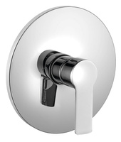 BARON bateria prysznicowa podtynkowa, 1-funkcyjna, części górne, chrom