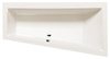 ANDRA R wanna asymetryczna 170x90x45cm, ivory