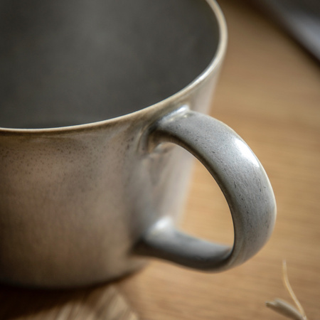 Pebble Glaze Mug Dove Grey (4pk)