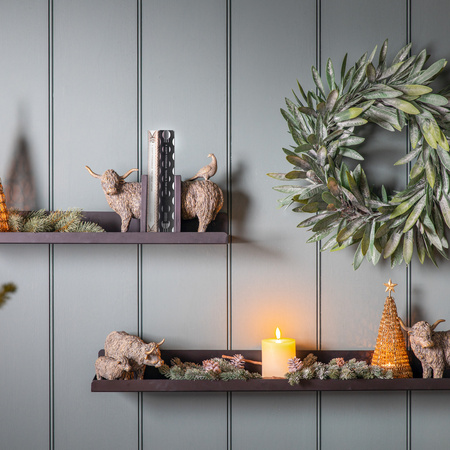 Krowa górska i bażant 240 x 80 x 185 mm