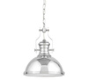 LAMPA WISZĄCA INDUSTRIALNA LOFT CHROMOWANA ETTORE
