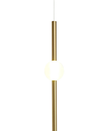 Lampa wisząca O-LINE 63 - LED, 63 cm, mosiądz