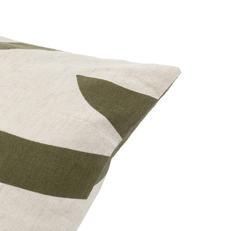 Skara Graphic Cushion Olive 450x450mm