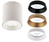 MAXLIGHT C0155 LAMPA SUFITOWA TUB OKRĄGŁY BIAŁY+ PIERŚCIEŃ OZDOBNY BIAŁY RC