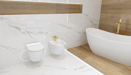 Bidet wiszący Sofi Gold Line