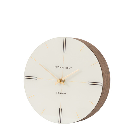 Greenwich Mantel Clock Dark Walnut 190x190x55mm