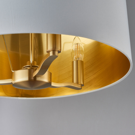 Harvey 1 Pendant Light Brushed Gold