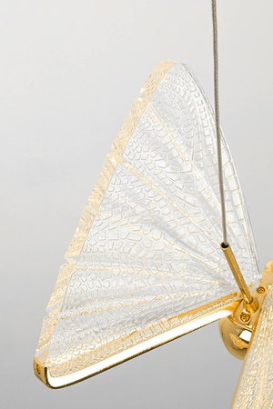 MOOSEE lampa wisząca BUTTERFLY DISC 5     złota