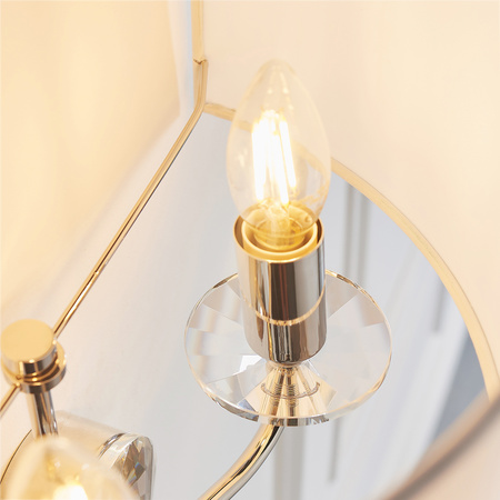 Nixon Wall Light Bright Nickel