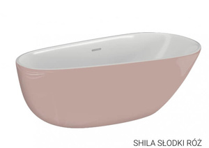 Wanna  wolnostojąca 170x85 SHILA RÓŻ*