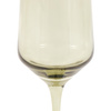 Flute Glass Smokey Green (4pk) 74x74x230mm