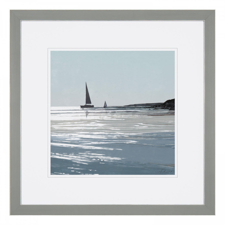 Sparkling Sea Framed Art 530x30x530mm