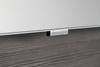 CLOE szafka z lustrem z oświetleniem LED, 80x50x18cm, dąb srebrny