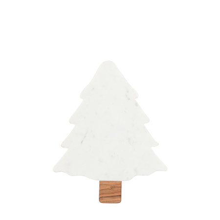 Christmas Tree Serving Platter Marble 410x33x15mm
