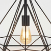 LAMPA WISZĄCA SKANDYNAWSKA CZARNA FORTI