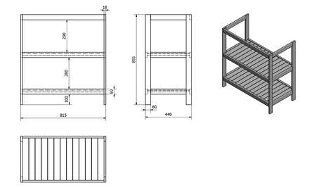 ETIDE szafka umywalkowa 81,5x86x44 cm, biały mat