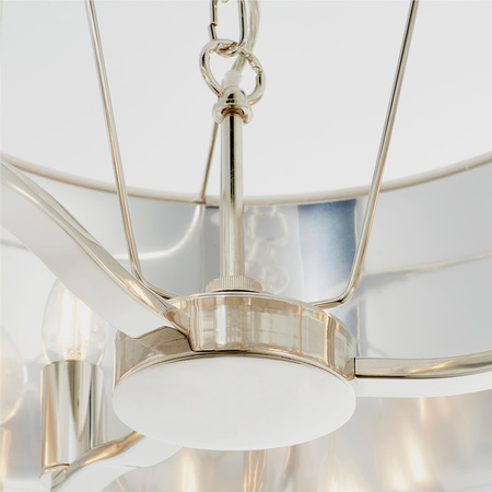 Harvey 1 Pendant Light Bright Nickel