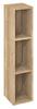 ESPACE szafka otwarta z półkami 20x94x22cm, dąb Alabama