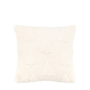 Deco Luxe Christmas Tree Sherpa Cushion 430x430mm