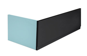 COUVERT obudowa czołowa prawa 170x52cm, czarny mat