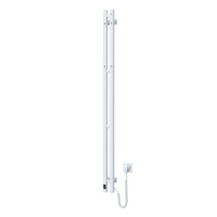 Elektryczny grzejnik łazienkowy Silhouette Quadro 90х1500 Sensor prawa, biały