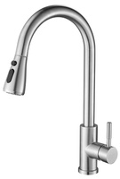 MIKELA bateria kuchenna z wysuwaną wylewką, nikiel