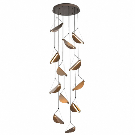 Lampa wisząca NAMI-12 - LED, szary szczotkowany