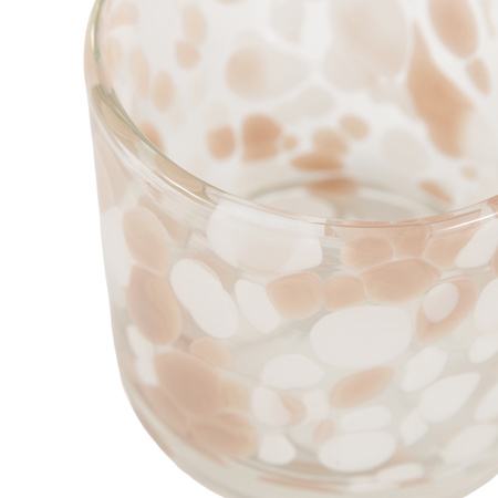 Confetti Candle Holder Taupe Small