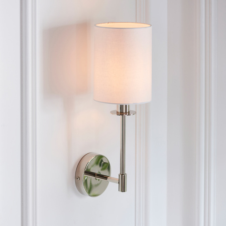 Sancerre 1 Wall Light Bright Nickel