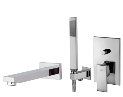 Zestaw wannowy podtynkowy z wylewką-Paffoni/kolekcja Level