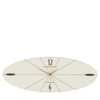 Greenwich Ellipse Wall Clock Snow White 80cm