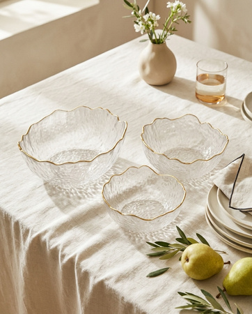 Zestaw 3 mis SHP BOWLS transparentny