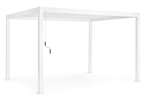 Pergola ogrodowa BIZZOTTO OCEAN 3X4 – biały
