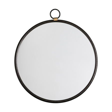 Bayswater Black Round Mirror 610 x 700 mm
