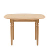Eton Round Ext Dning Table Natural 1100/1500x750mm