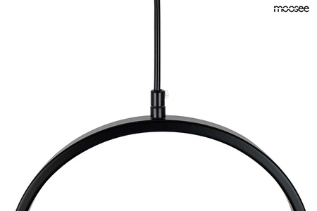 MOOSEE lampa wisząca SPINNER 19 czarna