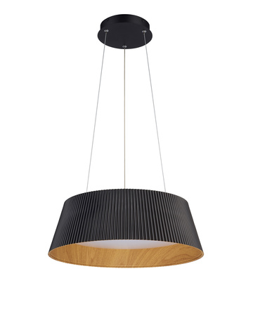 Lampa wisząca FRILL LED czarna 45 cm
