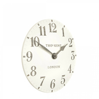 Arabic Wall Clock Limestone 12in