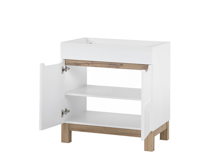 Szafka pod umywalkę 80cm 2 drzwi